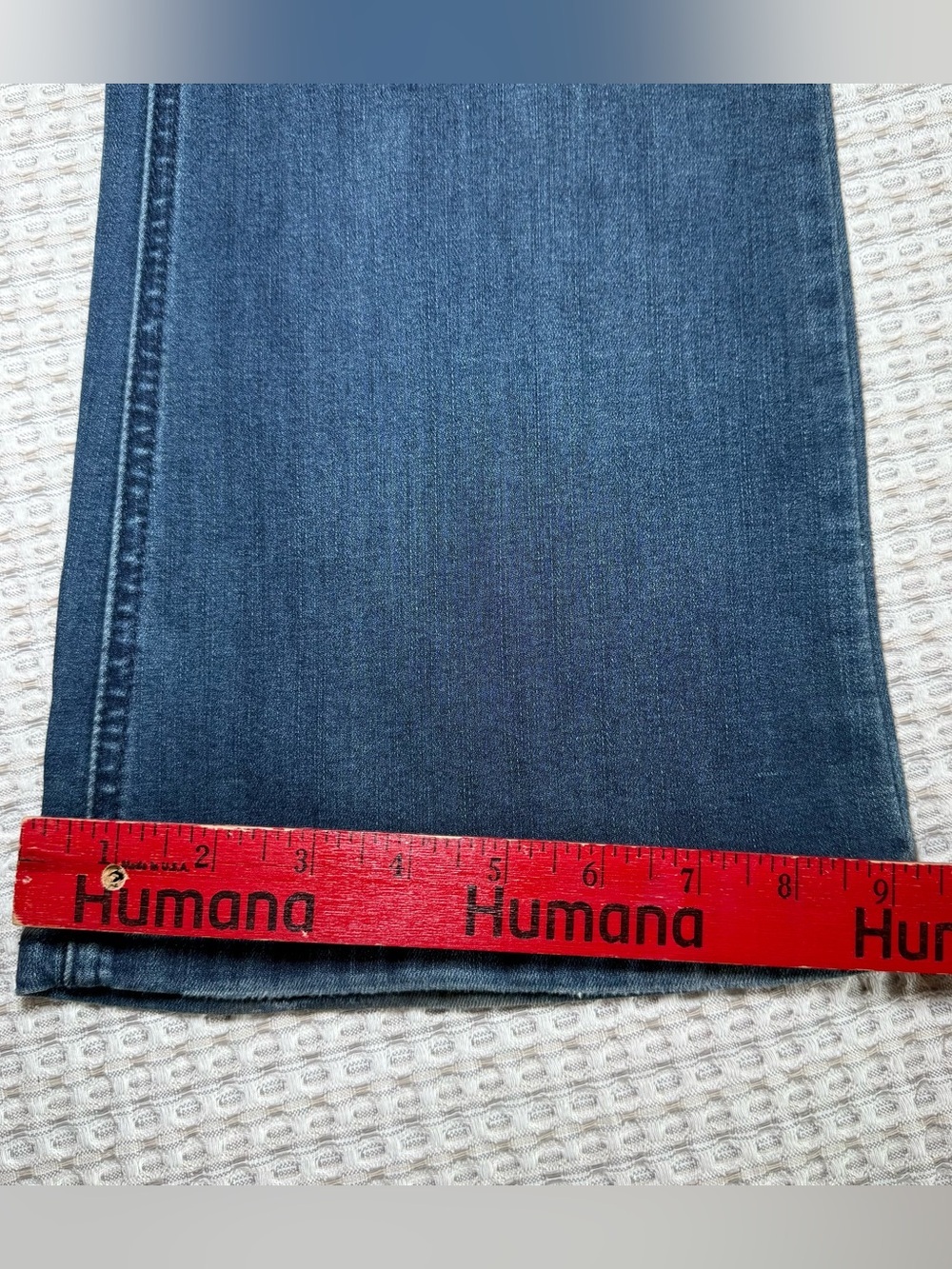 Democracy Ab solution Itty Bitty Bootcut Jeans 14P Petite Dark Indigo Stretch - Picture 3 of 12